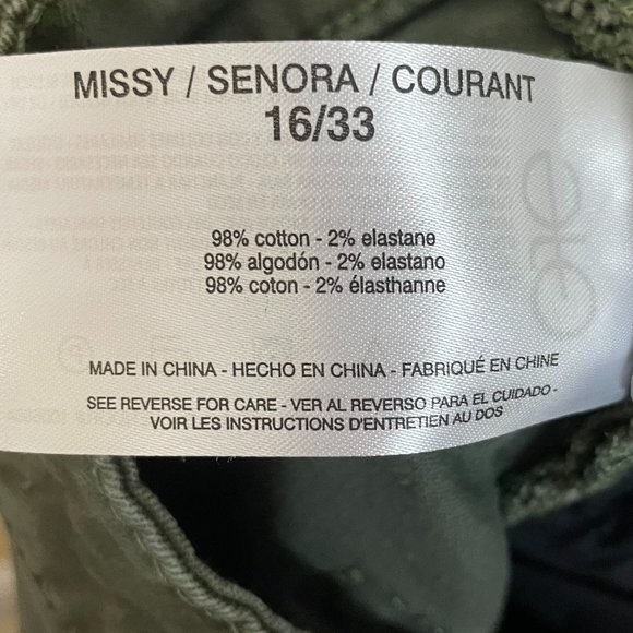 Social Standard by Sanctuary Camo High Rise Skinny Jeans 16 Stretch - Picture 10 of 11